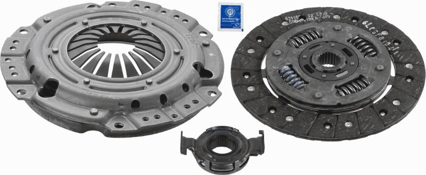 SACHS 3 000 827 301 - Комплект сцепления autospares.lv