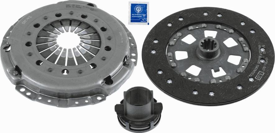 SACHS 3 000 827 201 - Комплект сцепления autospares.lv