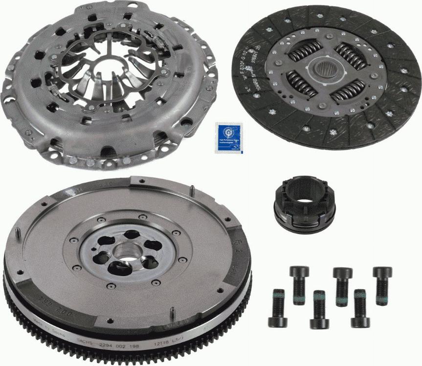 SACHS 2290 601 093 - Комплект сцепления autospares.lv