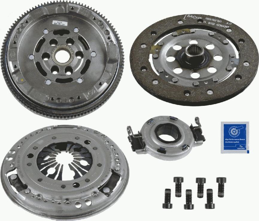 SACHS 2290 601 012 - Комплект сцепления autospares.lv