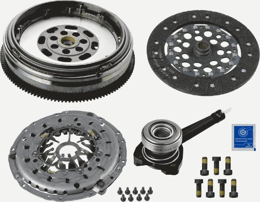 SACHS 2290 601 087 - Комплект сцепления autospares.lv