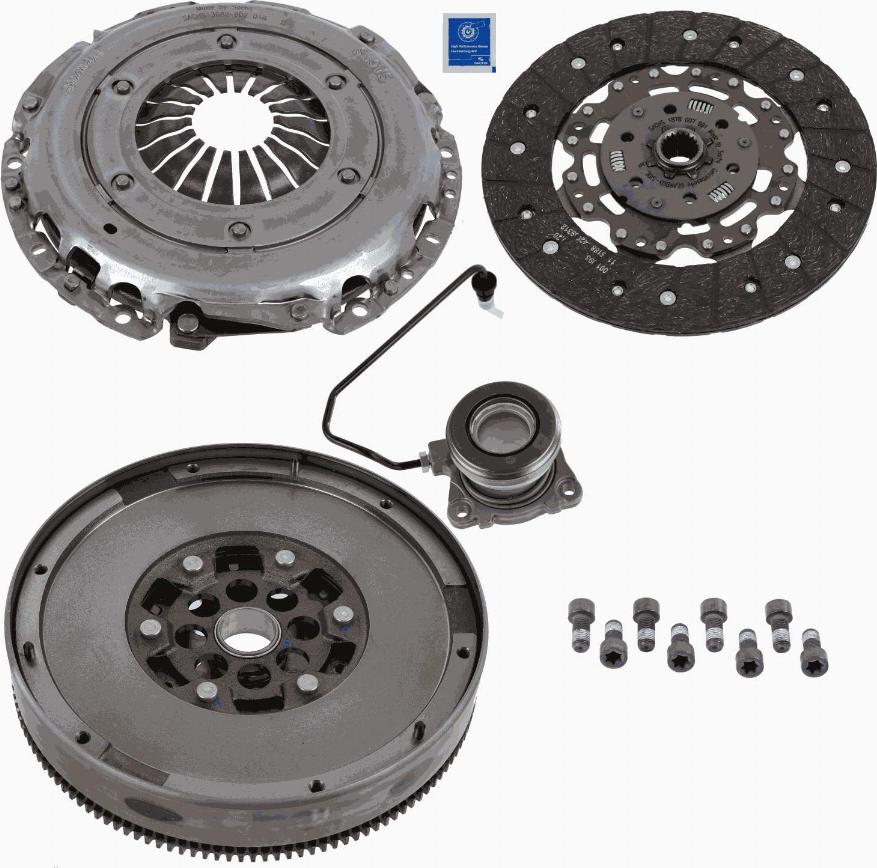 SACHS 2290 601 135 - Комплект сцепления autospares.lv