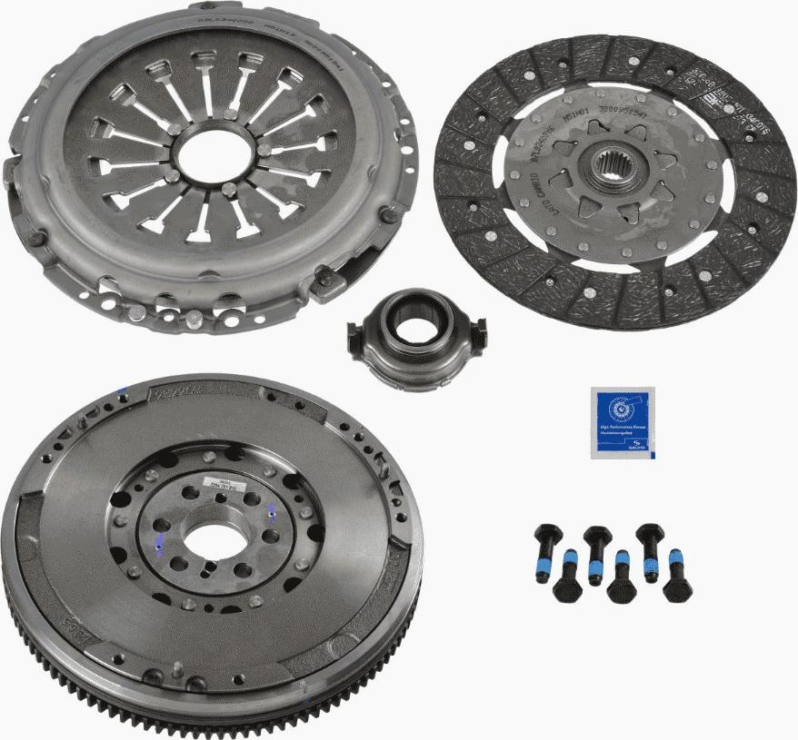 SACHS 2290 601 124 - Комплект сцепления autospares.lv