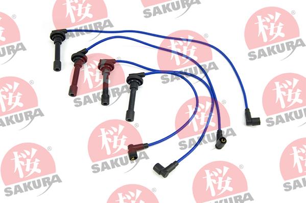 SAKURA 912-40-6615 SW - Комплект проводов зажигания autospares.lv