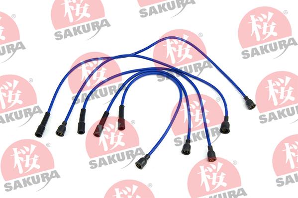 SAKURA 912-20-3850 SW - Комплект проводов зажигания autospares.lv