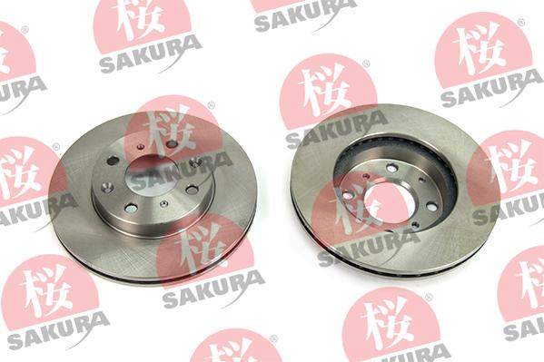 SAKURA 604-40-6650 - Тормозной диск autospares.lv