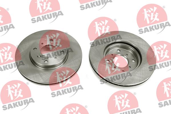 SAKURA 604-40-6627 - Тормозной диск autospares.lv