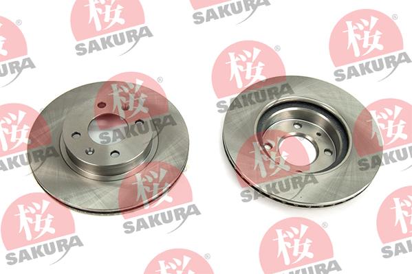 SAKURA 604-05-4710 - Тормозной диск autospares.lv