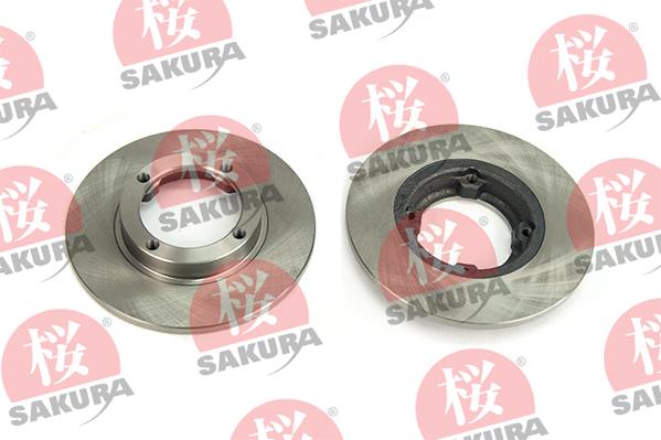 SAKURA 604-00-7010 - Тормозной диск autospares.lv