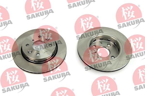 SAKURA 604-03-8815 - Тормозной диск autospares.lv