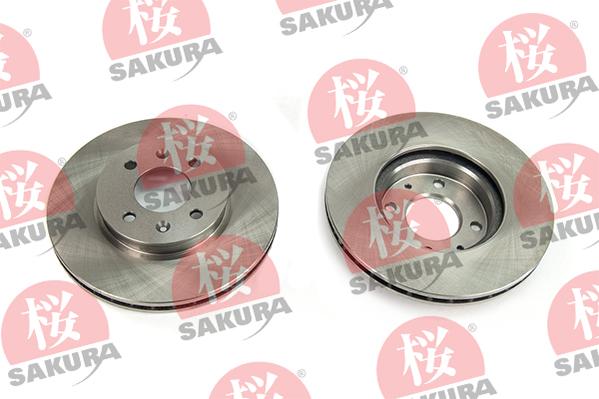 SAKURA 604-03-8833 - Тормозной диск autospares.lv