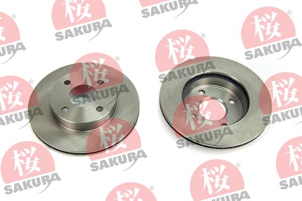 SAKURA 604-10-4045 - Тормозной диск autospares.lv