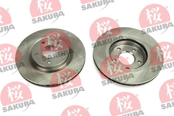 SAKURA 604-10-4005 - Тормозной диск autospares.lv