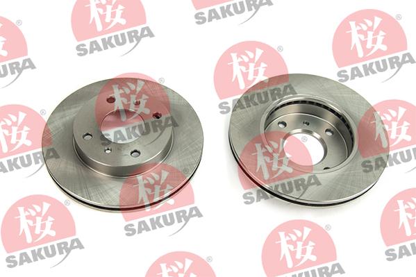 SAKURA 604-10-4080 - Тормозной диск autospares.lv