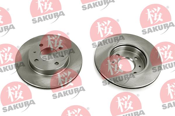 SAKURA 604-10-4020 - Тормозной диск autospares.lv