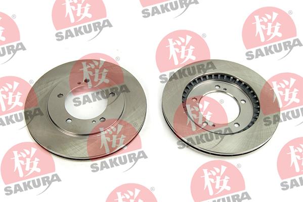 SAKURA 604-80-7005 - Тормозной диск autospares.lv