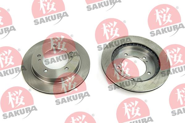 SAKURA 604-80-7033 - Тормозной диск autospares.lv