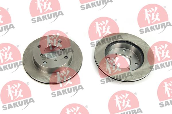 SAKURA 604-80-7020 - Тормозной диск autospares.lv