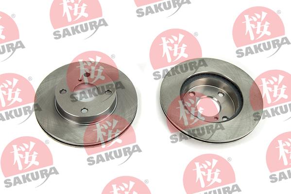 SAKURA 604-30-3580 - Тормозной диск autospares.lv