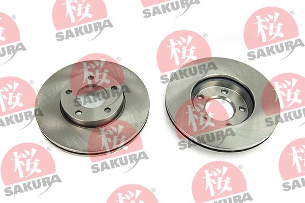 SAKURA 604-30-3690 - Тормозной диск autospares.lv