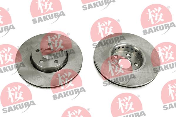 SAKURA 604-20-3874 - Тормозной диск autospares.lv
