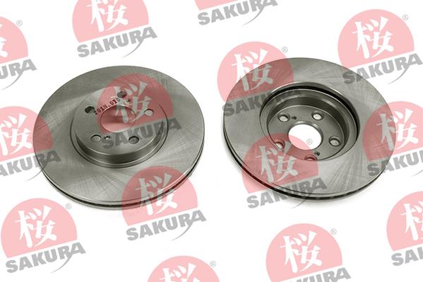 SAKURA 604-20-3873 - Тормозной диск autospares.lv