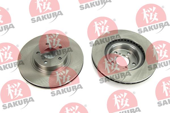 SAKURA 604-70-7600 - Тормозной диск autospares.lv