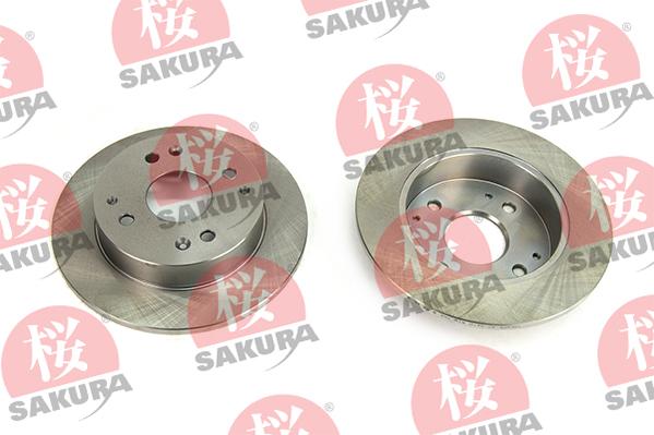 SAKURA 605-40-6610 - Тормозной диск autospares.lv