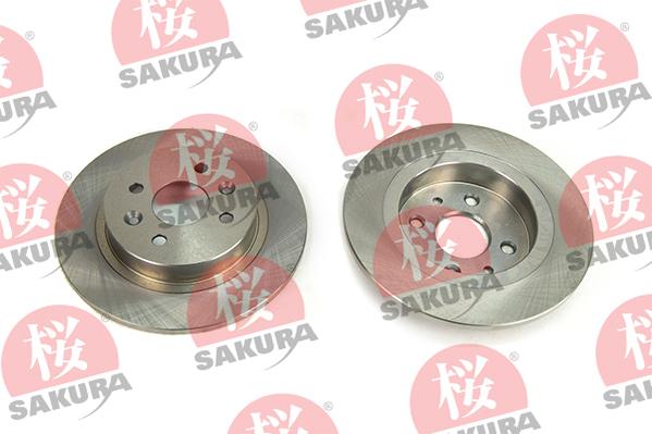 SAKURA 605-03-8815 - Тормозной диск autospares.lv