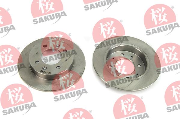 SAKURA 605-03-8810 - Тормозной диск autospares.lv