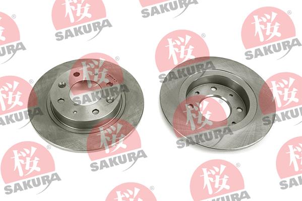 SAKURA 605-03-8820 - Тормозной диск autospares.lv