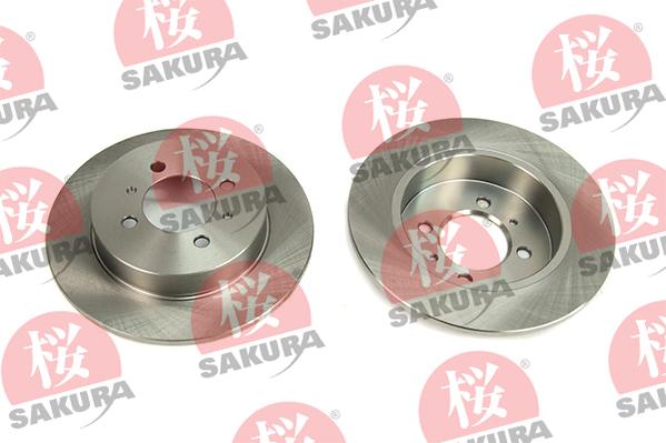 SAKURA 605-10-4080 - Тормозной диск autospares.lv