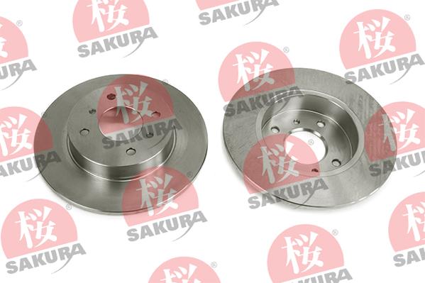 SAKURA 605-10-4035 - Тормозной диск autospares.lv