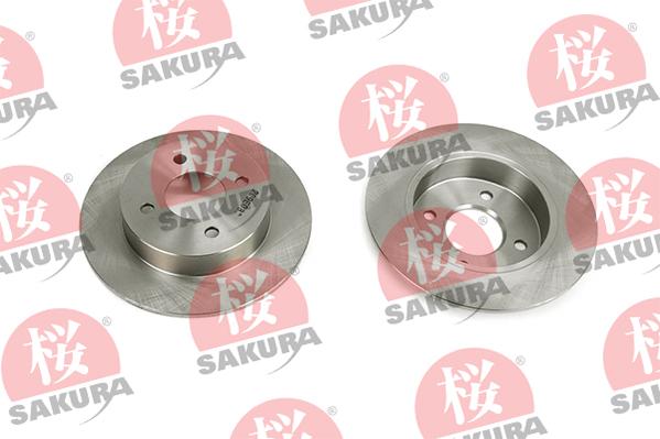 SAKURA 605-10-4020 - Тормозной диск autospares.lv