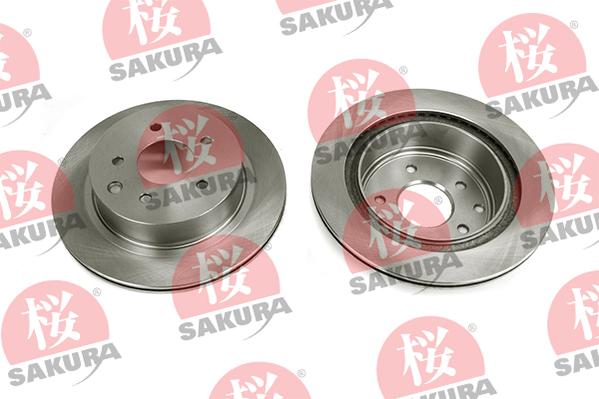 SAKURA 605-10-4110 - Тормозной диск autospares.lv