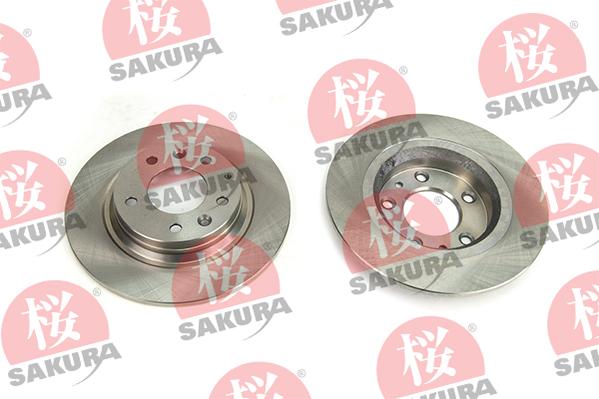 SAKURA 605-30-3590 - Тормозной диск autospares.lv