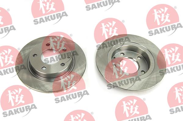 SAKURA 605-30-3550 - Тормозной диск autospares.lv