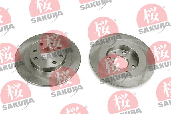 SAKURA 605-30-3535 - Тормозной диск autospares.lv