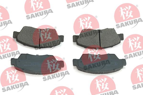 SAKURA 600-40-6645 - Тормозные колодки, дисковые, комплект autospares.lv