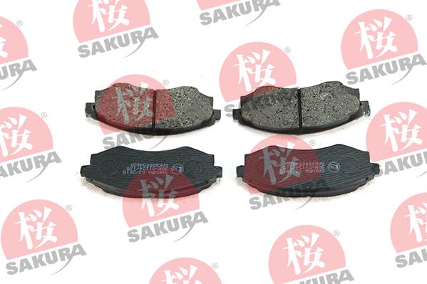 SAKURA 600-05-4620 - Тормозные колодки, дисковые, комплект autospares.lv