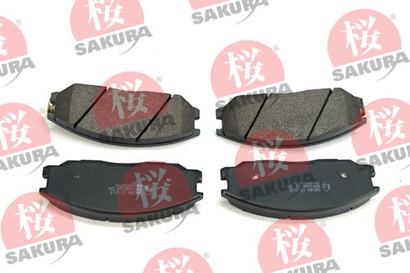 SAKURA 600-05-4770 - Тормозные колодки, дисковые, комплект autospares.lv