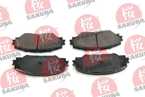 SAKURA 600-10-3997 - Тормозные колодки, дисковые, комплект autospares.lv