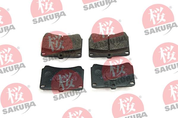 SAKURA 600-30-3530 - Тормозные колодки, дисковые, комплект autospares.lv