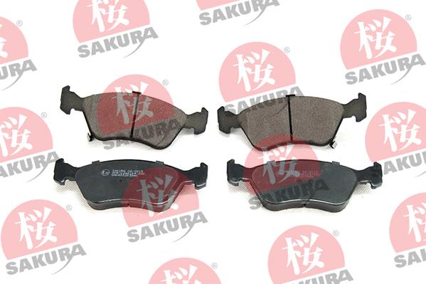 SAKURA 600-20-3940 - Тормозные колодки, дисковые, комплект autospares.lv