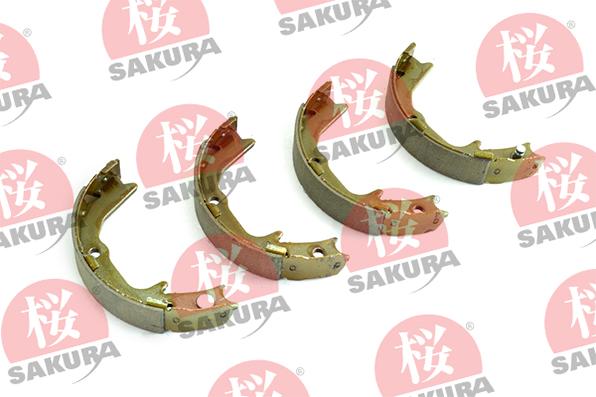 SAKURA 602-50-4255 - Комплект тормозов, ручник, парковка autospares.lv