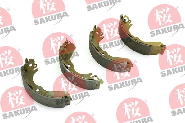 SAKURA 602-50-4220 - Комплект тормозных колодок, барабанные autospares.lv