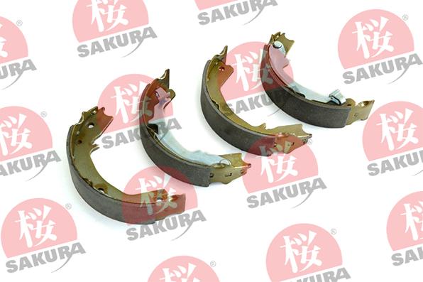 SAKURA 602-05-4614 - Комплект тормозов, ручник, парковка autospares.lv