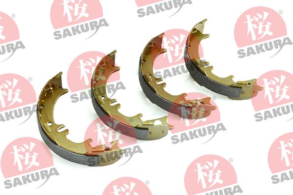 SAKURA 602-00-3716 - Комплект тормозов, ручник, парковка autospares.lv