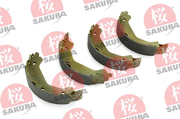 SAKURA 602-03-4616 - Комплект тормозов, ручник, парковка autospares.lv