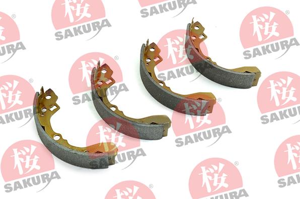 SAKURA 602-03-8800 - Комплект тормозных колодок, барабанные autospares.lv